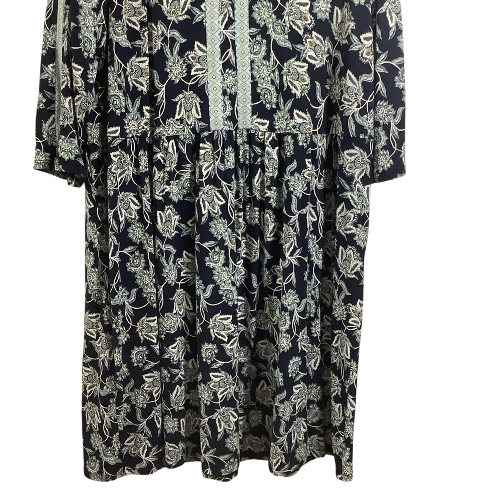 J.jill Floral Women's Floral Print Midi Dress - Picture 6 of 9